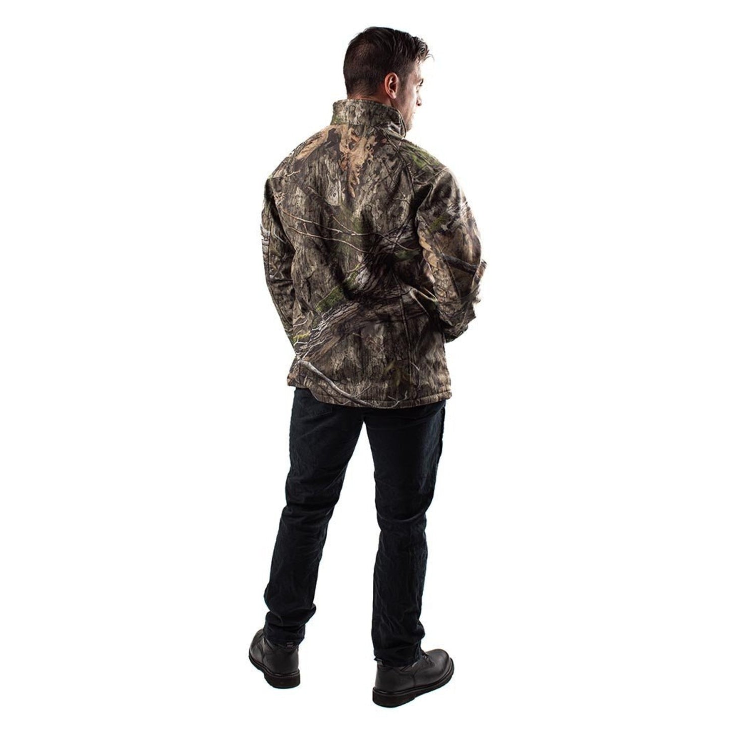 Sahara Men's Heated Hunting Jacket - Mossy Oak Camo