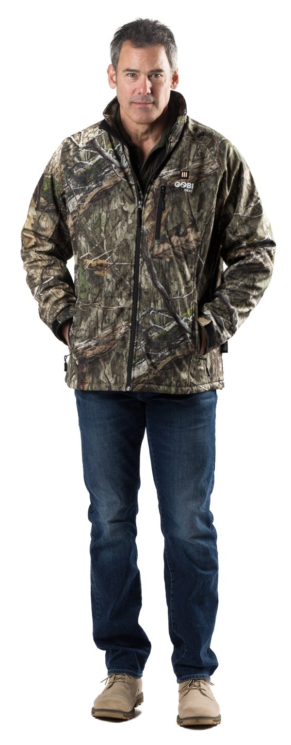 Sahara Heated Hunting Jacket - Mossy OakB. Camo