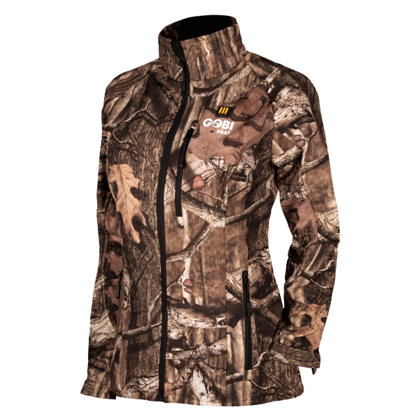 Sahara Women's Heated Hunting Jacket - Mossy OakB. Camo